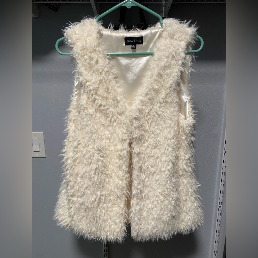Faux fur vest